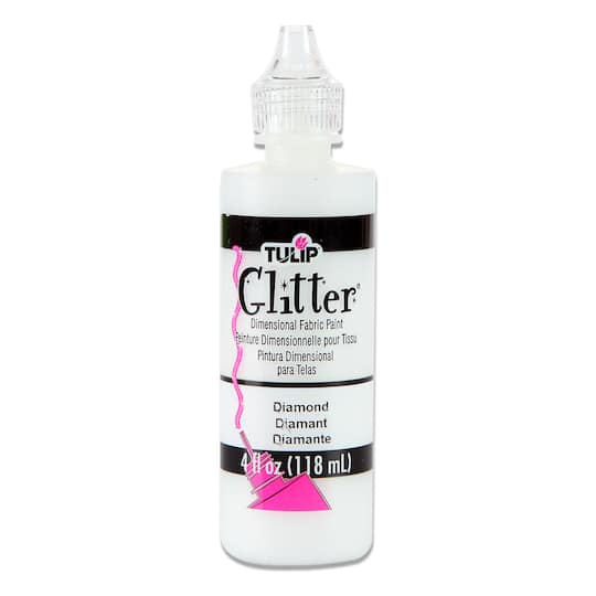 12 Pack: Tulip® Glitter® Diamond Dimensional Fabric Paint